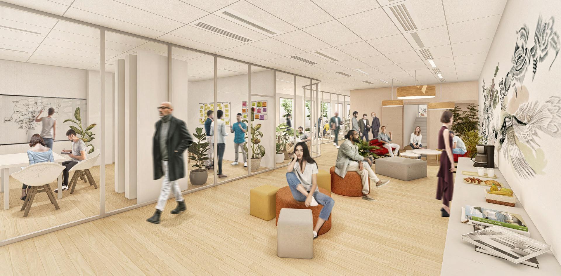 Bureau Ivry-sur-Seine 1166m² Location bureau Ivry-sur-Seine Val-de-Marne OLBUR2201092 2